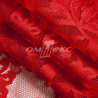 Кружевное полотно стрейч 15A29/RED, 105 гр/м2, шир.155см - купить в Владивостоке. Цена 2 101.46 руб.