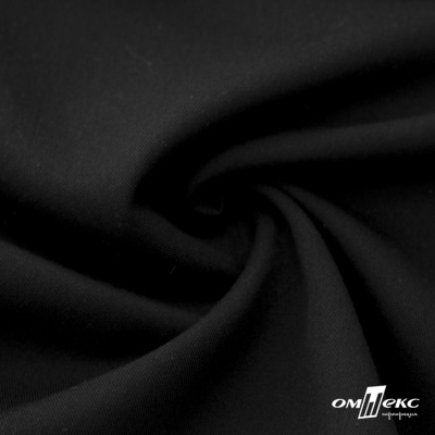 Ткань костюмная "Эльза" 80% P, 16% R, 4% S, 160 г/м2, шир.150 см, цв-черный #1 - купить в Владивостоке. Цена 332.71 руб.