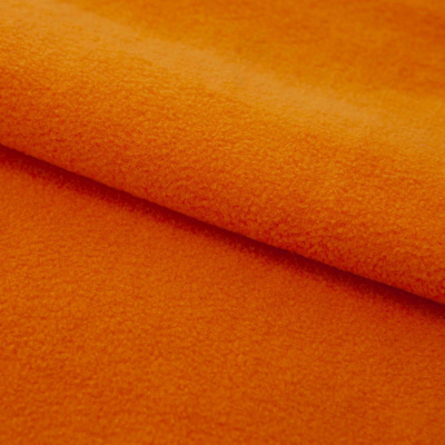 Флис DTY 16-1358, 250 г/м2, шир. 150 см, цвет оранжевый - купить в Владивостоке. Цена 640.46 руб.