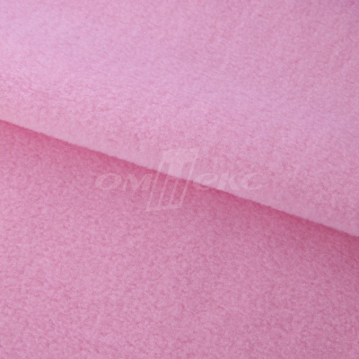 Флис окрашенный 15-2215, 250 гр/м2, шир.150 см, цвет светло-розовый - купить в Владивостоке. Цена 580.31 руб.