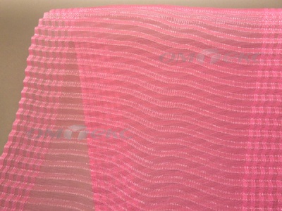 Лента капроновая "Гофре", шир. 110 мм/уп. 50 м, цвет розовый - купить в Владивостоке. Цена: 35.60 руб.