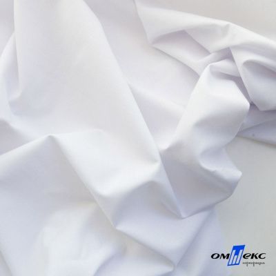 Ткань сорочечная Илер 100%полиэстр, 120 г/м2 ш.150 см, цв.белый - купить в Владивостоке. Цена 290.24 руб.