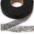Прокладочная лента (паутинка) DF23, шир. 15 мм (боб. 100 м), цвет чёрный - купить в Владивостоке. Цена: 1.13 руб.
