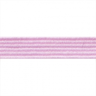 Резиновые нити с текстильным покрытием, шир. 6 мм ( упак.30 м/уп), цв.- 80-розовый - купить в Владивостоке. Цена: 155.22 руб.