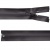 Молния водонепроницаемая PVC Т-7, 90 см, разъемная, цвет (301) т.серый - купить в Владивостоке. Цена: 61.18 руб.