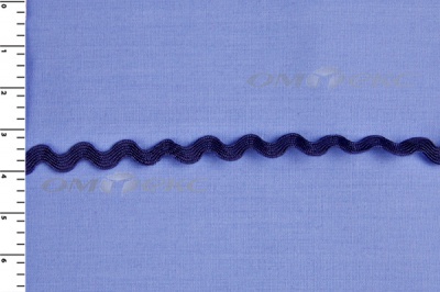 Тесьма плетеная "Вьюнчик"/т.синий - купить в Владивостоке. Цена: 48.03 руб.