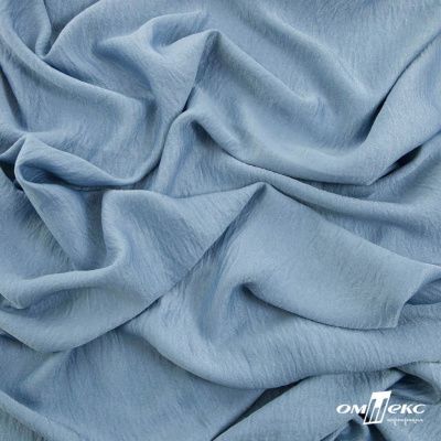 Ткань плательная Муар, 100% полиэстер,165 (+/-5) гр/м2, шир. 150 см, цв. Серо-голубой - купить в Владивостоке. Цена 215.65 руб.