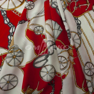 Плательная ткань "Фламенко" 13.1, 80 гр/м2, шир.150 см, принт этнический - купить в Владивостоке. Цена 241.49 руб.
