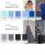 Креп стрейч Амузен 14-4122, 85 гр/м2, шир.150см, цвет голубой - купить в Владивостоке. Цена 148.37 руб.