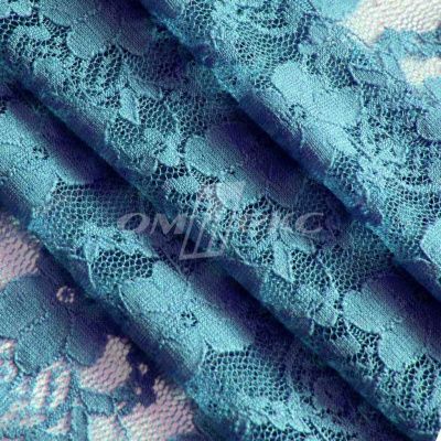 Кружевное полотно стрейч 15A61/BLUE, 100 гр/м2, шир.150см - купить в Владивостоке. Цена 1 581 руб.