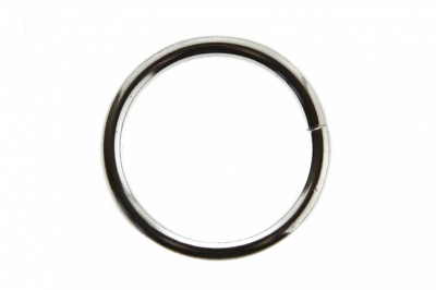 Кольцо металлическое d-3 х 32 мм, цв.-никель - купить в Владивостоке. Цена: 3.92 руб.