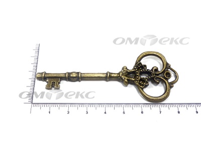 Декоративный элемент для творчества из металла "Ключ"8,5 см  - купить в Владивостоке. Цена: 26.66 руб.