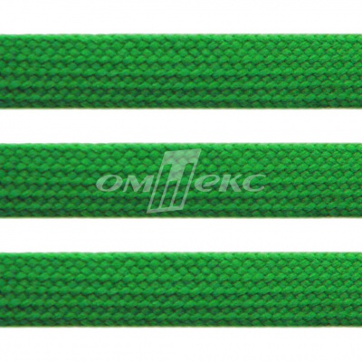 Шнур 15мм плоский (100+/-1м) №16 зеленый - купить в Владивостоке. Цена: 10.32 руб.