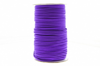 0370-1301-Шнур эластичный 3 мм, (уп.100+/-1м), цв.175- фиолет - купить в Владивостоке. Цена: 459.62 руб.