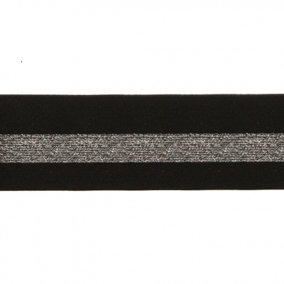 #2/6-Лента эластичная вязаная с рисунком шир.52 мм (45,7+/-0,5 м/бобина) - купить в Владивостоке. Цена: 69.33 руб.