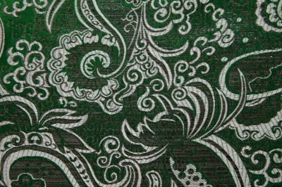 Ткань костюмная жаккард, 135 гр/м2, шир.150см, цвет зелёный№4 - купить в Владивостоке. Цена 441.94 руб.