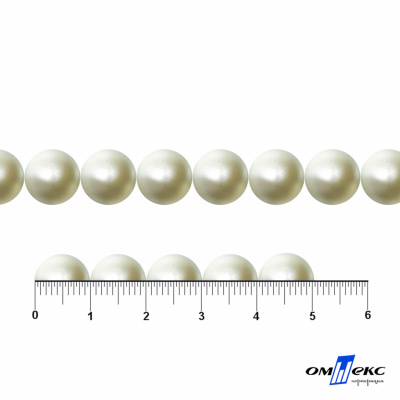 0404-5146В-Полубусины пластиковые круглые "ОмТекс", 10 мм, (уп.50гр=175+/-3шт), цв.065-молочный - купить в Владивостоке. Цена: 63.46 руб.