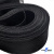Регилиновая лента мягкая, пластик, шир.40мм, (уп.22+/-0,5м), цв.- черный - купить в Владивостоке. Цена: 294 руб.
