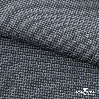 Ткань костюмная Пье-де-пуль 24013, 210 гр/м2, шир.150см, цвет чёрн/св.серый - купить в Владивостоке. Цена 334.18 руб.