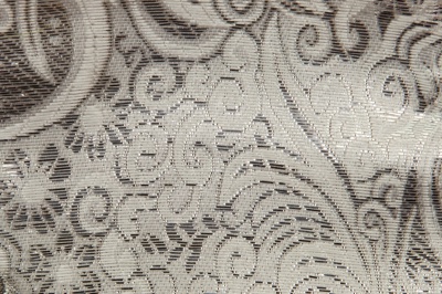 Ткань костюмная жаккард №10, 140 гр/м2, шир.150см, цвет св.серебро - купить в Владивостоке. Цена 383.29 руб.