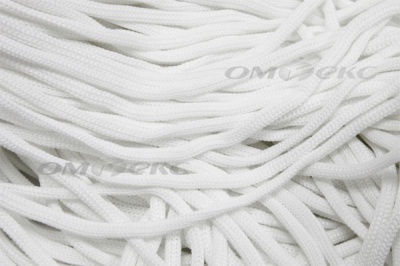 Шнур Т-02 (4с2) мелкое плетение 4мм 100 м белый - купить в Владивостоке. Цена: 2.50 руб.