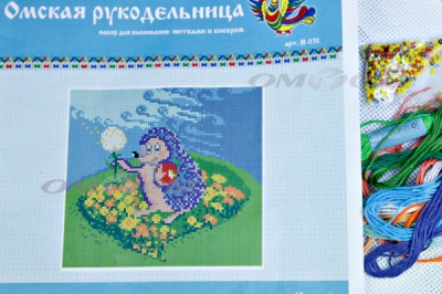 ОМБН-2 Набор для вышивания (бисер+мулине) - купить в Владивостоке. Цена: 197.50 руб.