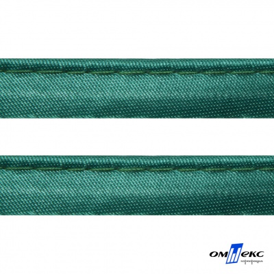 Кант атласный 140, шир. 12 мм (в упак. 65,8 м), цвет т.зелёный - купить в Владивостоке. Цена: 237.16 руб.