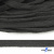 Шнур плетеный d-8 мм плоский, 70% хлопок 30% полиэстер, уп.85+/-1 м, цв.1026-серый - купить в Владивостоке. Цена: 742.50 руб.