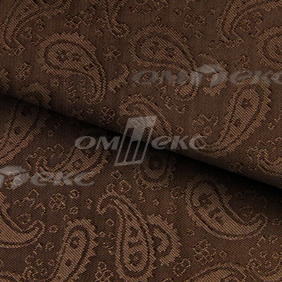 Ткань подкладочная жаккард Р14098, 19-1217/коричневый, 85 г/м2, шир. 150 см, 230T - купить в Владивостоке. Цена 166.45 руб.
