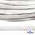 Шнур плетеный d-8 мм плоский, 70% хлопок 30% полиэстер, уп.85+/-1 м, цв.1018-белый - купить в Владивостоке. Цена: 735 руб.