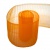 Лента капроновая "Гофре", шир. 110 мм/уп. 50 м, цвет оранжевый - купить в Владивостоке. Цена: 26.93 руб.