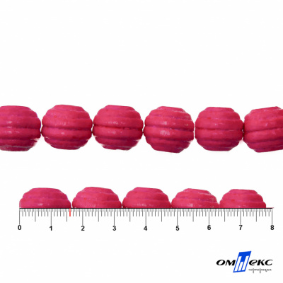 0309-Бусины деревянные "ОмТекс", 16 мм, упак.50+/-3шт, цв.023-розовый - купить в Владивостоке. Цена: 62.22 руб.