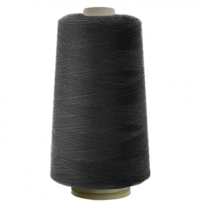 Швейные нитки (армированные) 28S/2, нам. 2 500 м, цвет чёрный - купить в Владивостоке. Цена: 139.91 руб.