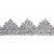 Тесьма металлизированная 0384-0240, шир. 40 мм/уп. 25+/-1 м, цвет серебро - купить в Владивостоке. Цена: 490.74 руб.