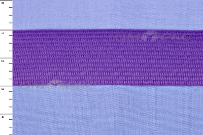 Окантовочная тесьма №0225, шир. 22 мм (в упак. 100 м), цвет фиолет - купить в Владивостоке. Цена: 271.60 руб.