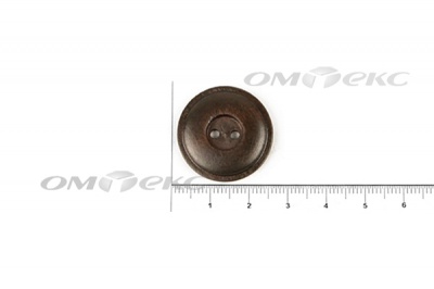 Пуговица деревянная круглая №54 (25мм) - купить в Владивостоке. Цена: 4.12 руб.