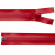 Молния водонепроницаемая PVC Т-7, 60 см, разъемная, цвет (820) красный - купить в Владивостоке. Цена: 49.39 руб.