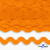 Тесьма вьюнчик 0381-0080, 8 мм/упак.33+/-1м, цвет 9511-оранжевый - купить в Владивостоке. Цена: 107.26 руб.