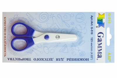 Ножницы G-510 детские 123 мм - купить в Владивостоке. Цена: 137.45 руб.