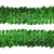 Тесьма с пайетками D4, шир. 30 мм/уп. 25+/-1 м, цвет зелёный - купить в Владивостоке. Цена: 1 087.39 руб.