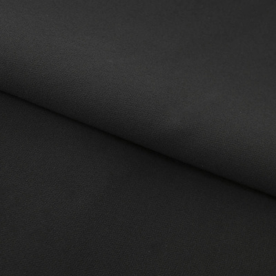 Костюмная ткань "Элис", 200 гр/м2, шир.150см, цвет чёрный - купить в Владивостоке. Цена 306.20 руб.