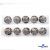 119-02 Кнопки пришивные декоративные металл 25 мм, цв.-никель - купить в Владивостоке. Цена: 30.23 руб.