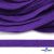 Шнур плетеный d-8 мм плоский, 70% хлопок 30% полиэстер, уп.85+/-1 м, цв.1030-фиолет - купить в Владивостоке. Цена: 735 руб.