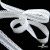 Резинка бельевая ажурная #6185, шир.16 мм, цв.белый - купить в Владивостоке. Цена: 13.72 руб.