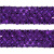 Тесьма с пайетками 12, шир. 35 мм/уп. 25+/-1 м, цвет фиолет - купить в Владивостоке. Цена: 1 308.30 руб.