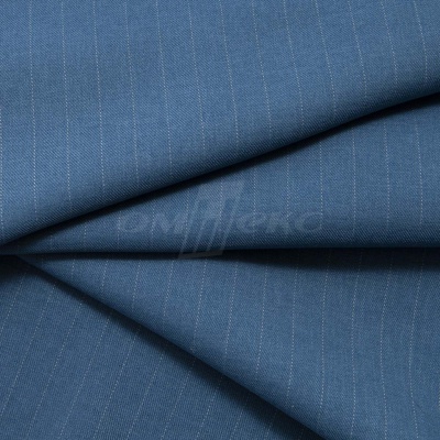 Костюмная ткань "Жаклин", 188 гр/м2, шир. 150 см, цвет серо-голубой - купить в Владивостоке. Цена 426.49 руб.