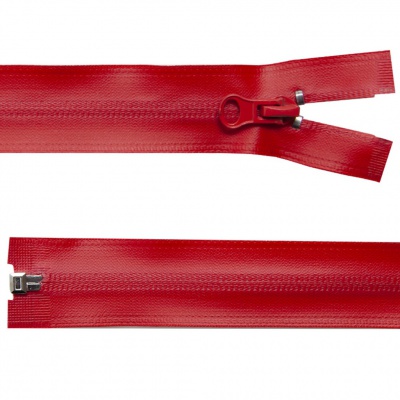 Молния водонепроницаемая PVC Т-7, 90 см, разъемная, цвет (820) красный - купить в Владивостоке. Цена: 61.18 руб.