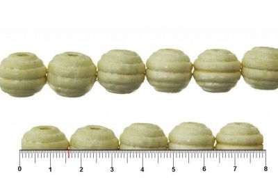 0309-Бусины деревянные "ОмТекс", 16 мм, упак.50+/-3шт, цв.035-белый - купить в Владивостоке. Цена: 62.22 руб.
