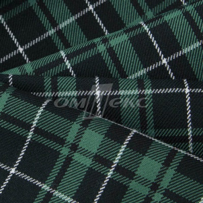 Ткань костюмная Клетка 25577, т.зеленый/зеленый./ч/бел, 230 г/м2, шир.150 см - купить в Владивостоке. Цена 545.24 руб.