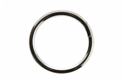 Кольцо металлическое d-32 мм, цв.-никель - купить в Владивостоке. Цена: 3.54 руб.